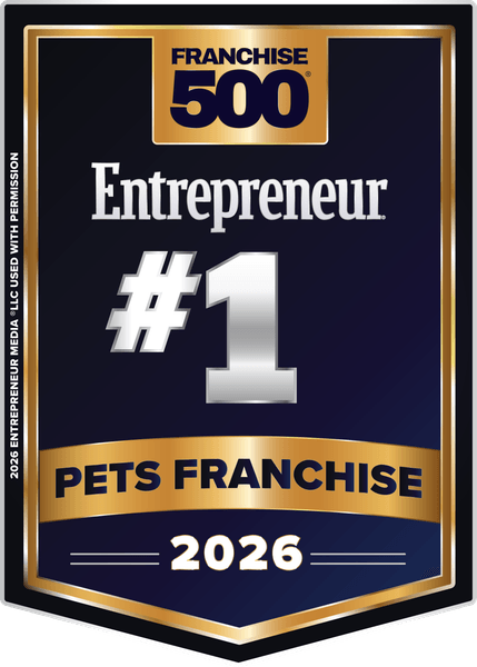Entrepreneur Franchise 500 badge: #1 Pets Franchise 2026
